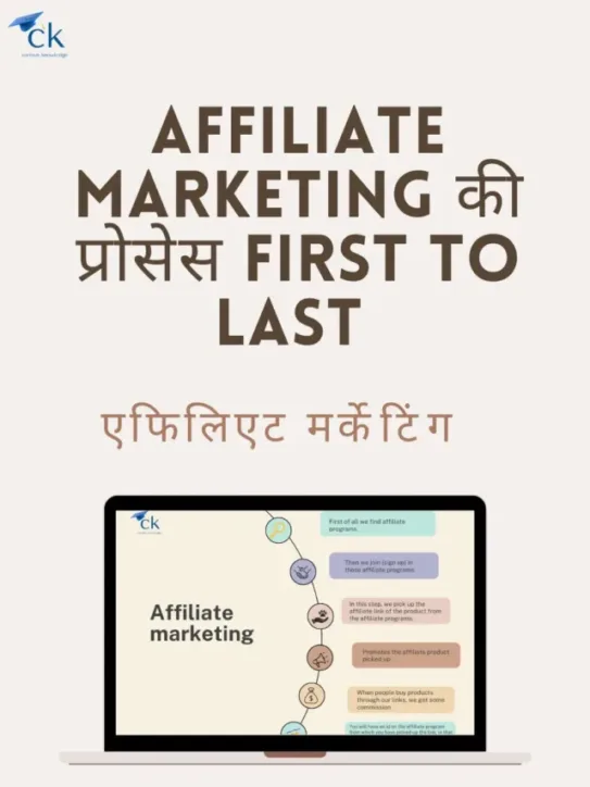 affiliate marketing process first to last
